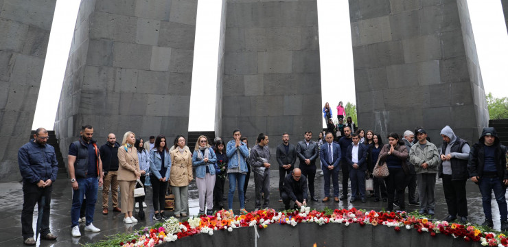 Members of «iGorts» paid tribute to the memory of the victims of the Armenian Genocide