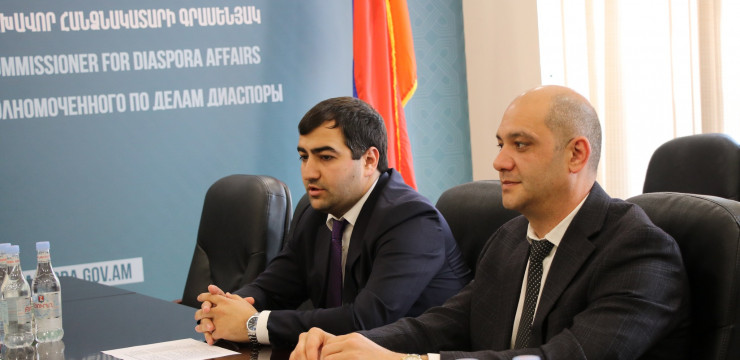 Head of the office of the High Commissioner for Diaspora Affairs met with the representatives of the Union of Armenians of Romania