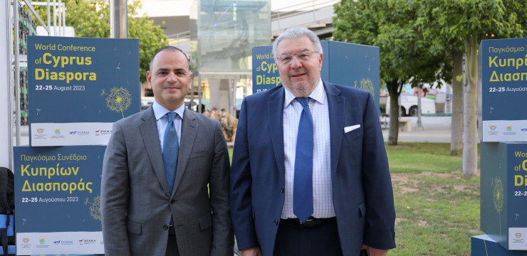 The High Commissioner participated in the World Conference of the Cyprus Diaspora