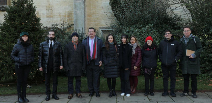Zareh Sinanyan met with Armenian students of the Oxford University