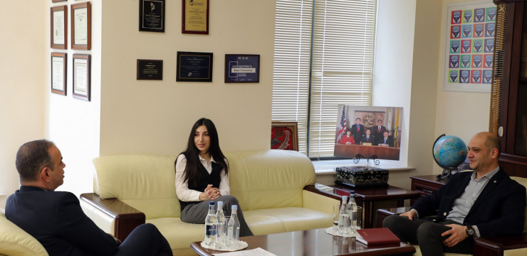 Zareh Sinanyan met with Diana Hovakimyan, Commissioner for Diaspora Affairs in Poland