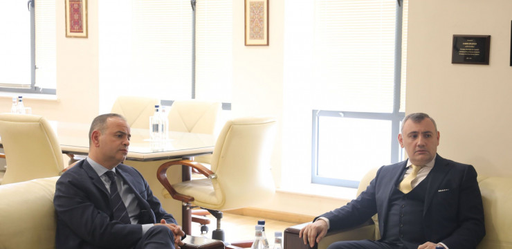 Zareh Sinanyan Meets with Hayk Azizbekyan, Commissioner for Diaspora Affairs in the Netherlands