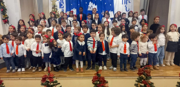 Zareh Sinanyan Attends Anniversary Celebration of Barsamian Armenian School in Nice