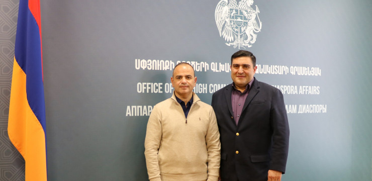 Zareh Sinanyan met with the National Director of the SOS Children’s Villages Armenia Charitable Foundation, Spartak Sargsyan