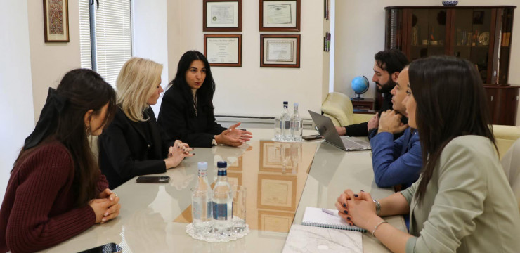 Zareh Sinanyan met with Katerina Danekina, Executive Director of GreenRock