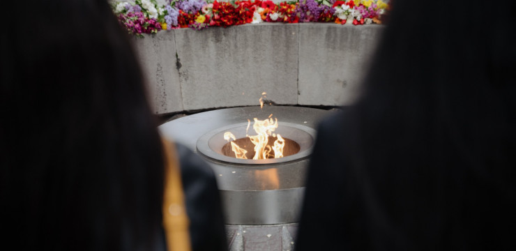 The participants of the 2024-2025 round of the iGorts program of Diaspora Armenian specialists visited the Memorial Complex of Tsitsernakaberd and laid flowers in memory of the innocent victi The participants of the 2024-2025 round of the iGorts program of Diaspora Armenian specialists visited the Memorial Complex of Tsitsernakaberd and laid flowers in memory of the innocent victi