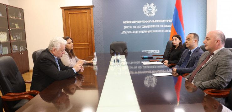 High Commissioner for Diaspora Affairs of the Republic of Armenia, received  former members of the Grand National Assembly of Turkey