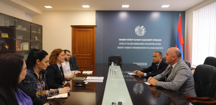 Заре Синанян принял представителей организаций "Mission Armenia", "Catholic Relief Services" и "Armenian Caritas"