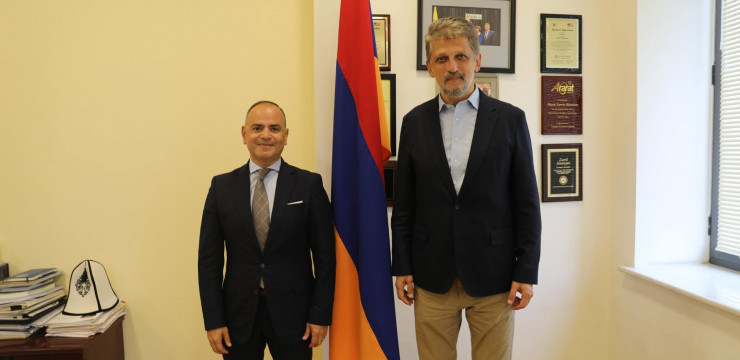 Zareh Sinanyan, met with Garo Paylan, Visiting Scholar with the Europe Program at the Carnegie Endowment for International Peace