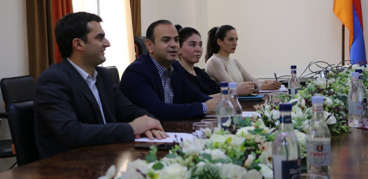 Hakob Arhsakyan and Zareh Sinanyan met the winners of «Neruzh» Diaspora Startup Program