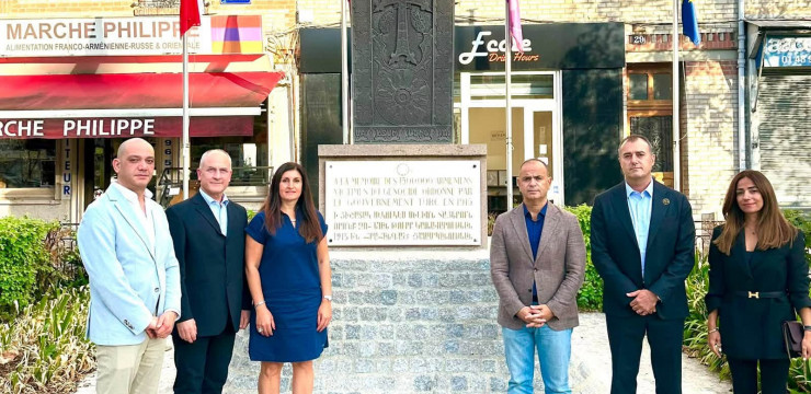 Zareh Sinanyan, High Commissioner for Diaspora Affairs of the Republic of Armenia, is on a working visit to France