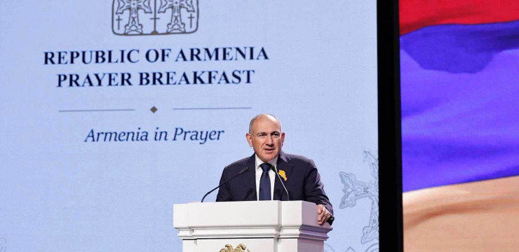 Zareh Sinanyan attended the second Republic of Armenia Prayer Breakfast