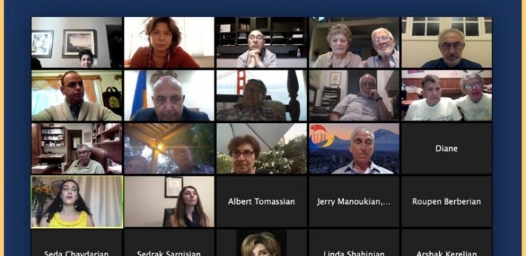 Заре Синанян провел онлайн-встречу с армянской общиной Сан-Франциско