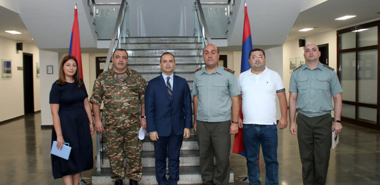 Zareh Sinanyan visited the RA Vazgen Sargsyan Military University managed by the MoD
