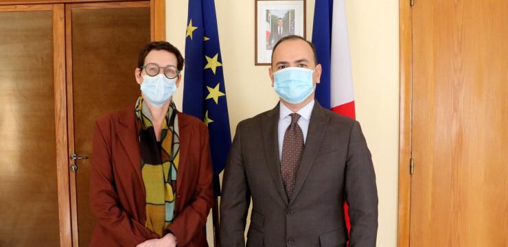 High Commissioner Meets with French Ambassador to Armenia