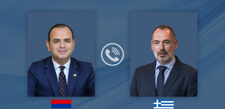 High Commissioner Zareh Sinanyan had a telephone conversation Andreas Katsaniotis