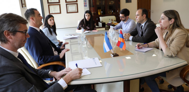 The High Commissioner received the Ambassador of Argentina to the Republic of Armenia