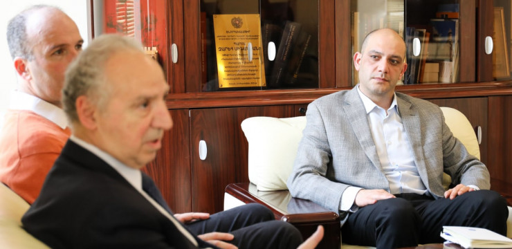 "The healthy and effective cooperation between our institutions is exemplary," Zareh Sinanyan