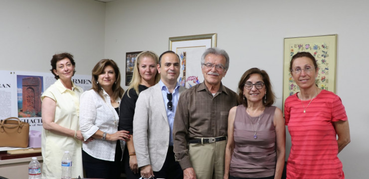 Встреча с руководителями Армянского школьного фонда