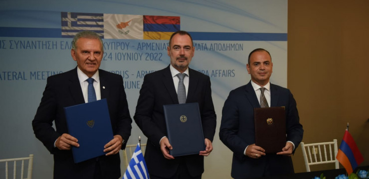 Armenia-Greece-Cyprus Trilateral Memorandum signed