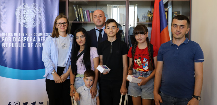 Ukrainian-Armenian family visited our Office